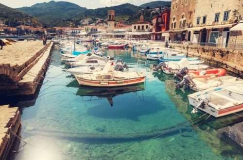 Boats at Hydra Island