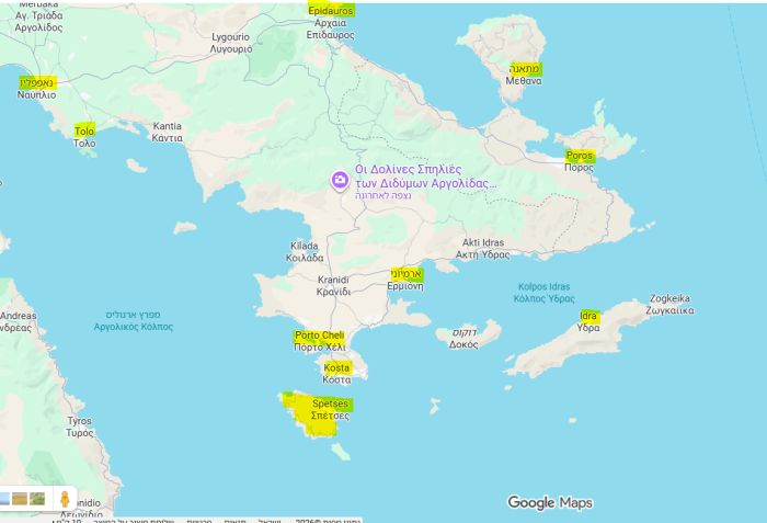 מפה ספצס מגוגל