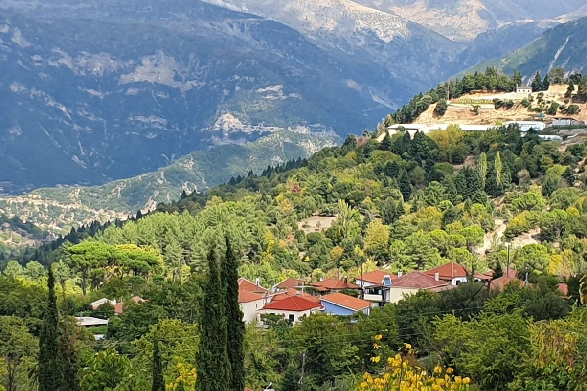 Pramanta village in the Tzoumerka region
