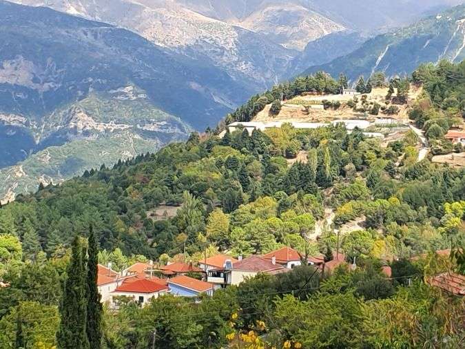 Pramanta village in the Tzoumerka region